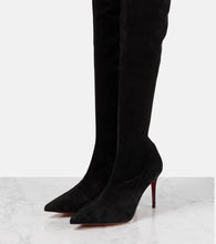 Christian Louboutin Kate Botta 85 suede over-the-knee boots