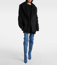 Christian Louboutin Kate Botta Alta 100 denim over-the-knee boots