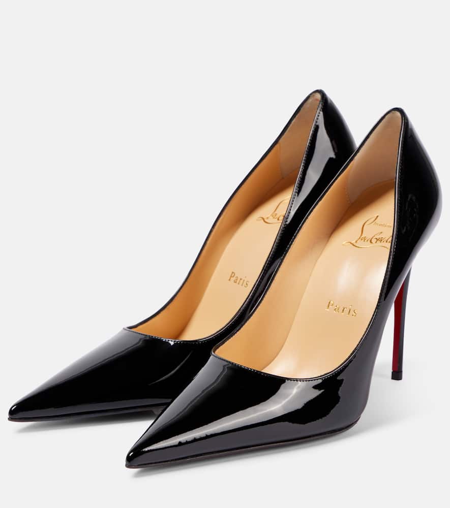 Christian Louboutin Kate Max 100 patent leather pumps