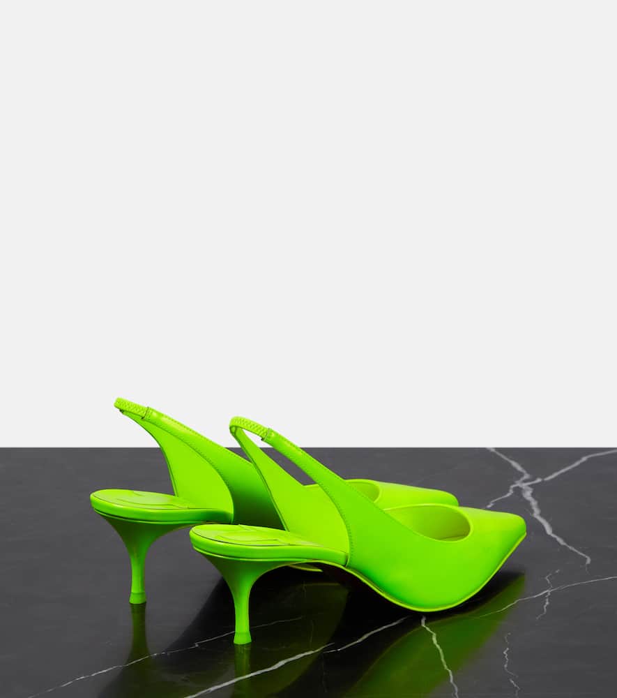 Christian Louboutin Kate Sling 55 leather slingback pumps