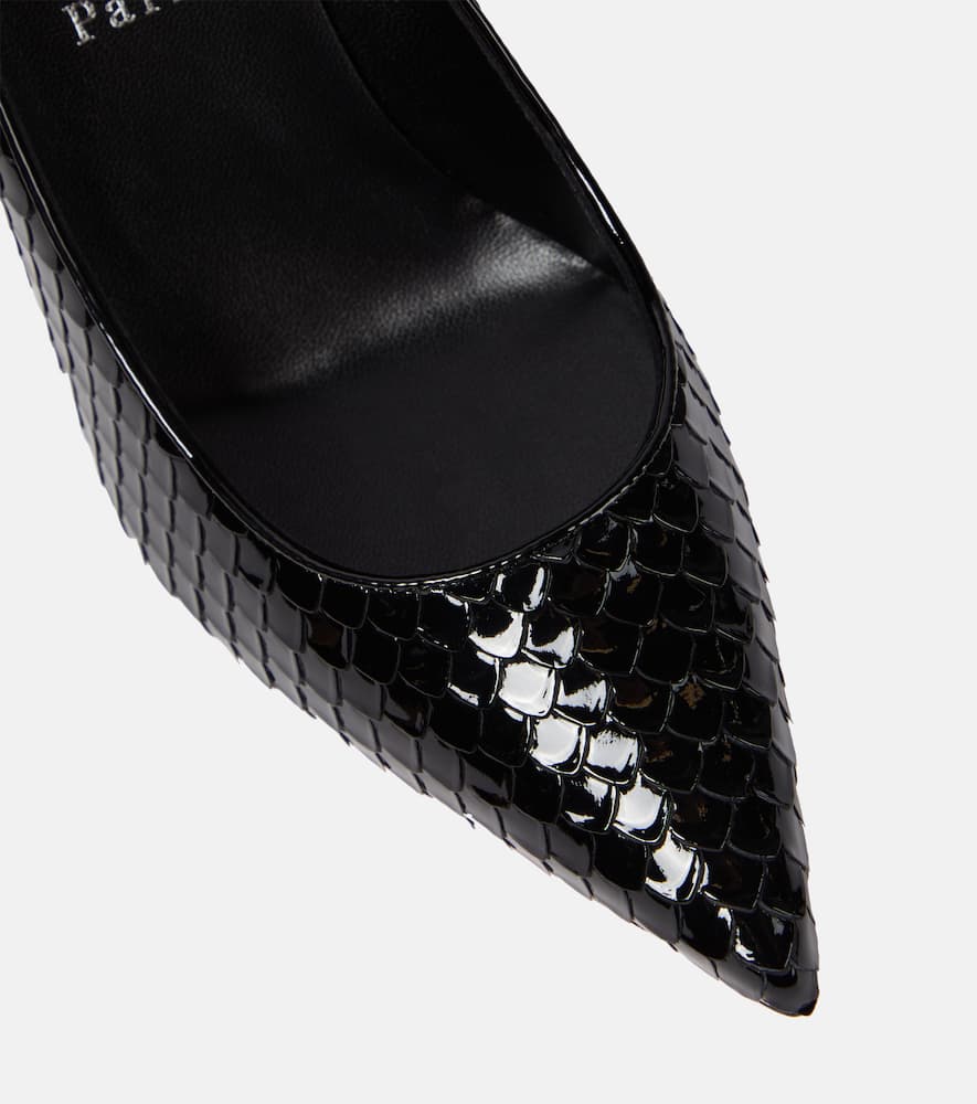 Christian Louboutin Kate embossed leather pumps