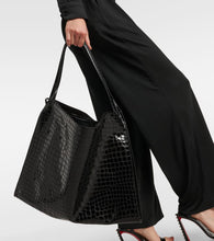 Christian Louboutin Le 54 croc-effect leather shoulder bag