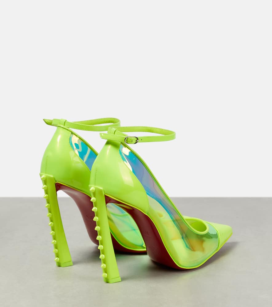 Christian Louboutin Leather and PVC pumps