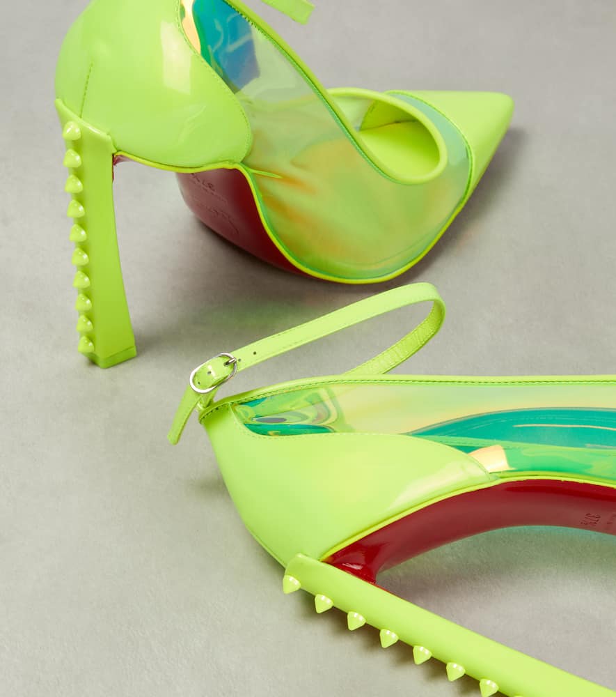 Christian Louboutin Leather and PVC pumps