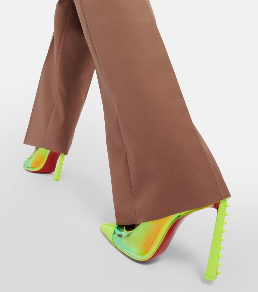 Christian Louboutin Leather and PVC pumps
