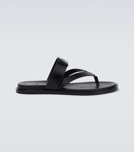 Christian Louboutin Leather logo sandals
