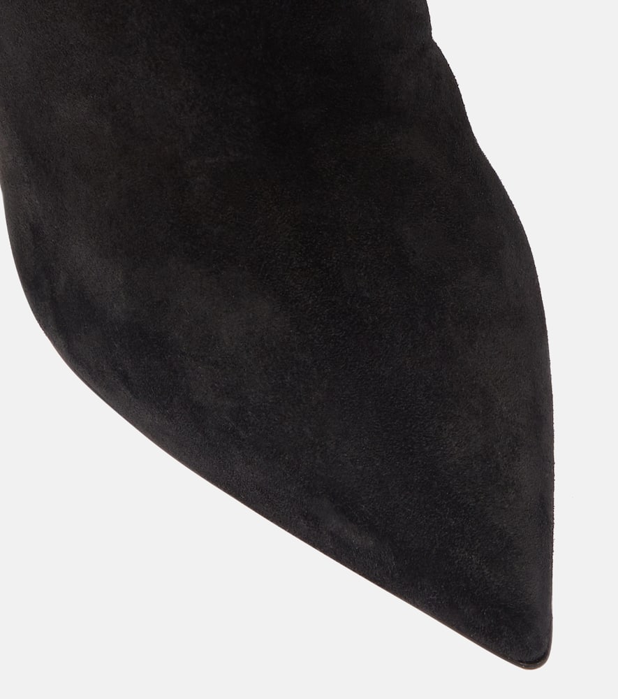 Christian Louboutin Lipbotta 100 suede knee-high boots