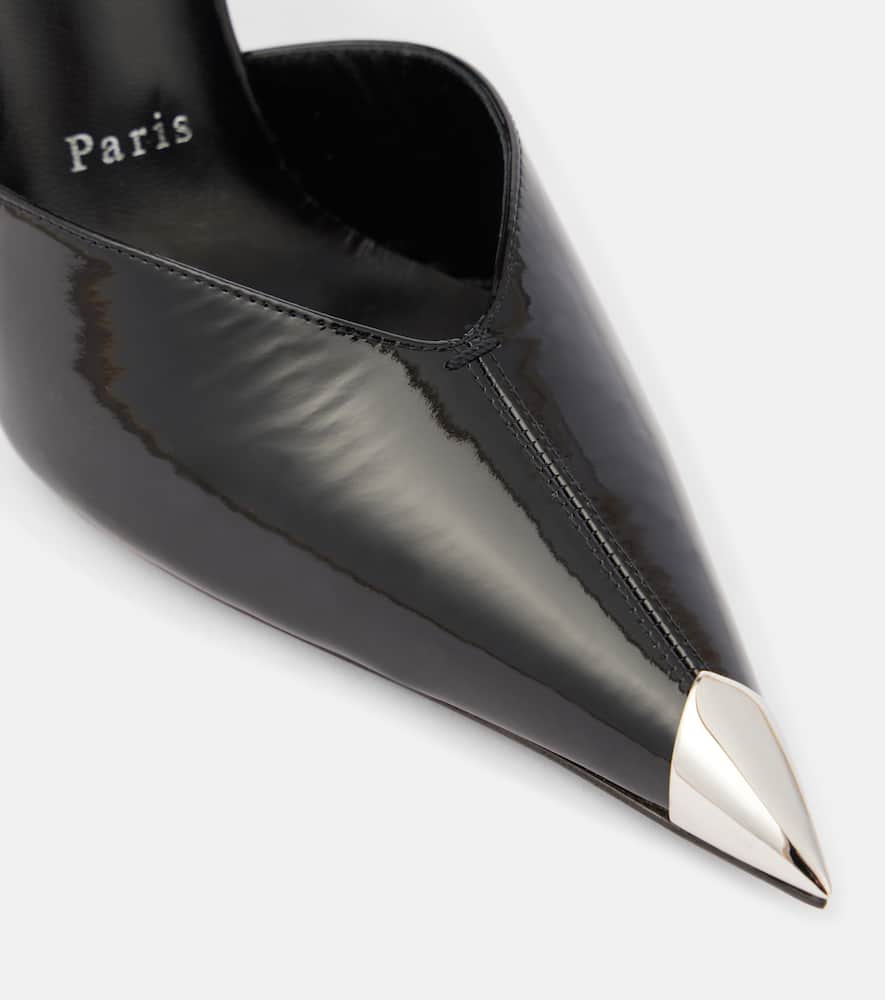 Christian Louboutin Lock Me Up 100 embellished leather pumps