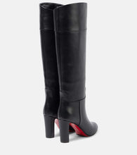 Christian Louboutin Loo Botta 85 leather knee-high boots