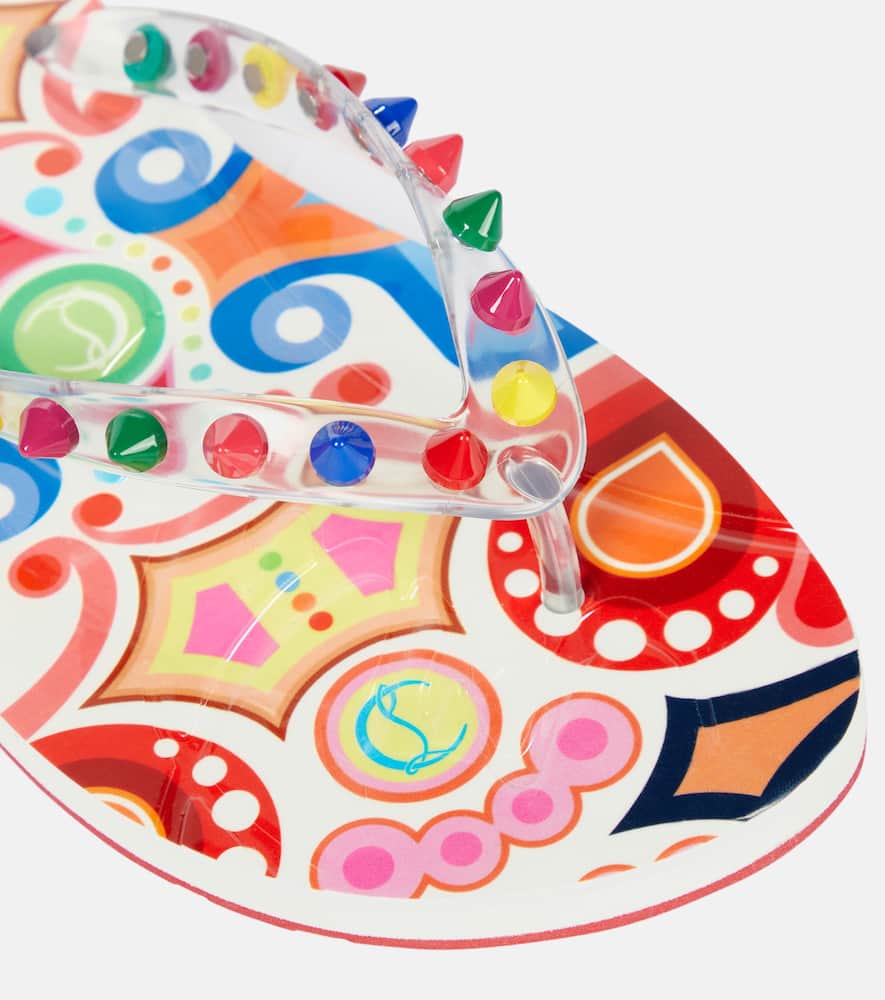 Christian Louboutin Loubi Flip Spikes thong sandals