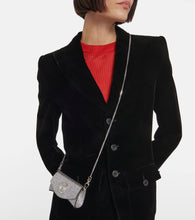 Christian Louboutin Loubi54 Mini glitter shoulder bag