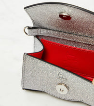 Christian Louboutin Loubi54 Mini glitter shoulder bag