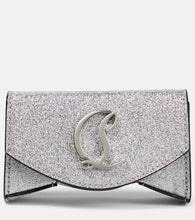 Christian Louboutin Loubi54 Mini glitter shoulder bag. Shop Christian Louboutin Shoulder Bags for women now.