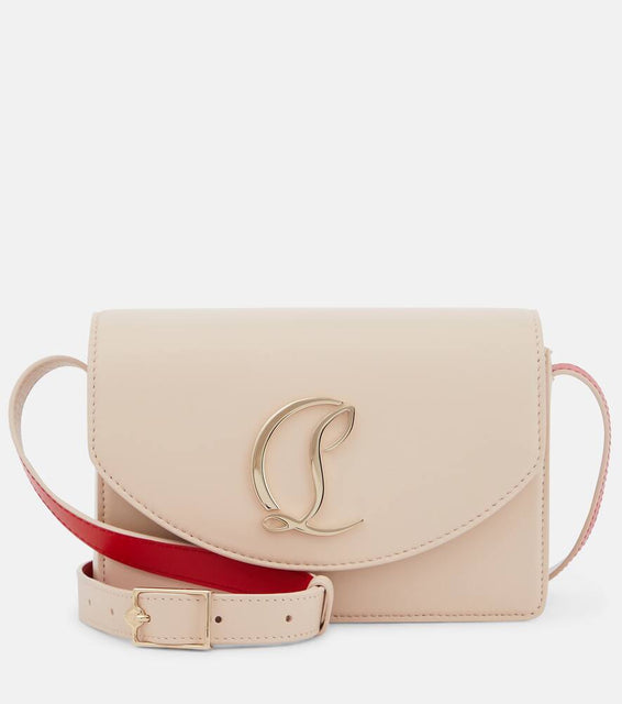 Christian Louboutin Loubi54 Small leather crossbody bag. Shop Christian Louboutin Shoulder Bags for women now.