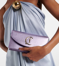 Christian Louboutin Loubi54 Small logo leather clutch