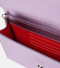 Christian Louboutin Loubi54 Small logo leather clutch
