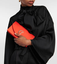 Christian Louboutin Loubi54 Small satin crossbody clutch