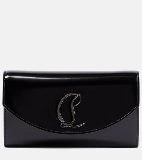 Christian Louboutin Loubi54 leather wallet on chain. Shop Christian Louboutin Shoulder Bags for women now.