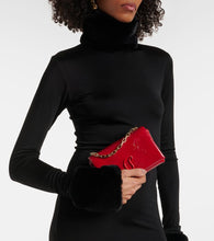 Christian Louboutin Loubi54 patent leather clutch
