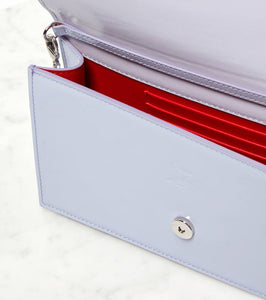 Christian Louboutin Loubi54 patent leather clutch