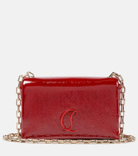 Christian Louboutin Loubi54 patent leather clutch. Shop Christian Louboutin Crossbody Bags for women now.