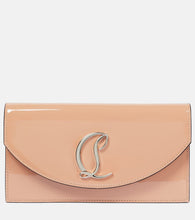 Christian Louboutin Loubi54 patent leather clutch. Shop Christian Louboutin Shoulder Bags for women now.