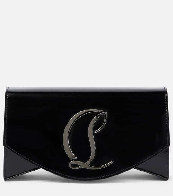 Christian Louboutin Loubi54 patent leather shoulder bag. Shop Christian Louboutin Shoulder Bags for women now.