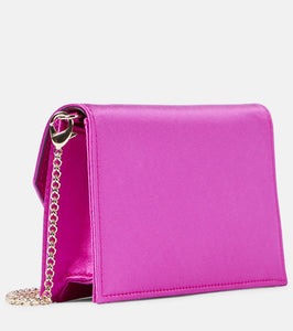 Christian Louboutin Loubi54 satin clutch