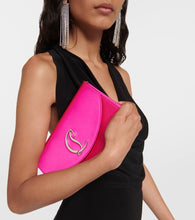 Christian Louboutin Loubi54 satin shoulder bag