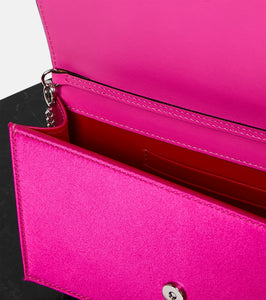 Christian Louboutin Loubi54 satin shoulder bag