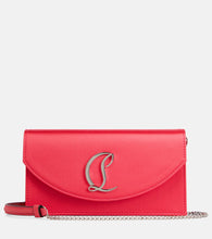 Christian Louboutin Loubi54 silk-satin clutch. Shop Christian Louboutin Shoulder Bags for women now.