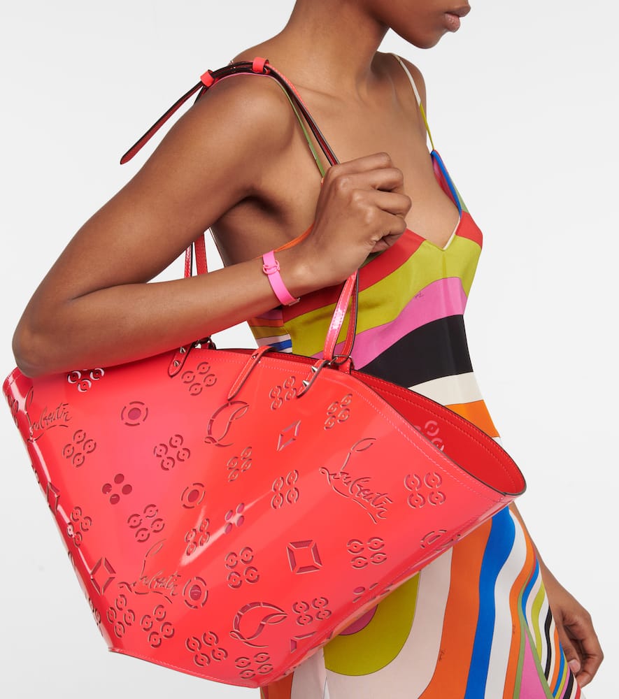 Christian Louboutin Loubifever Medium patent leather tote bag