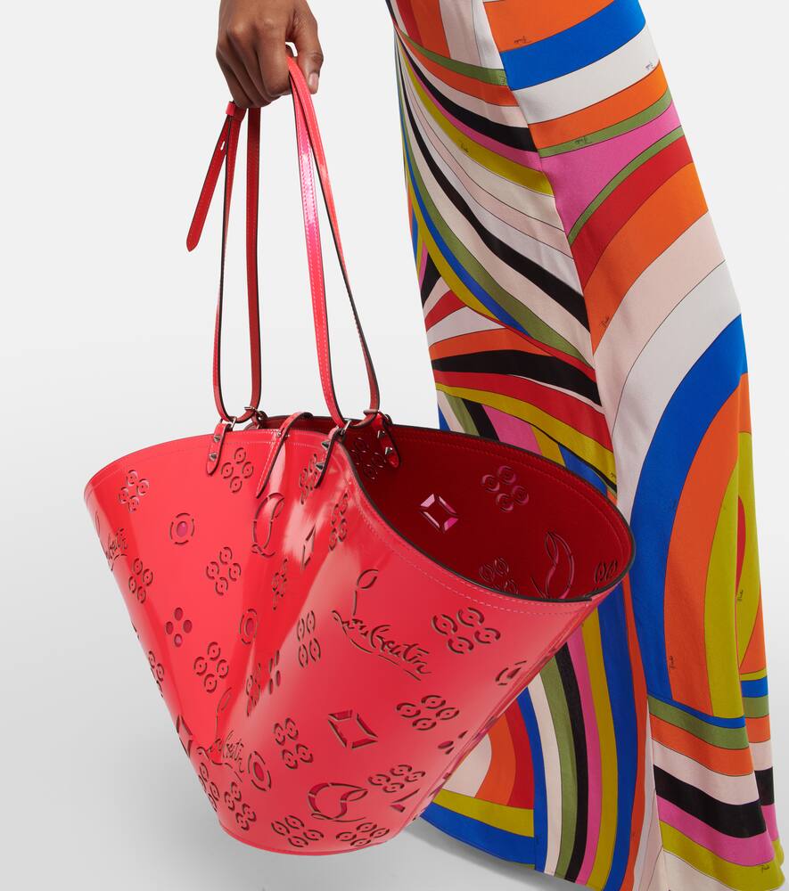 Christian Louboutin Loubifever Medium patent leather tote bag