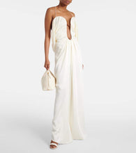 Christian Louboutin Loubigirl 85 silk cr√É¬™pe satin sandals