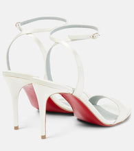 Christian Louboutin Loubigirl 85 silk cr√É¬™pe satin sandals