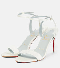 Christian Louboutin Loubigirl 85 silk cr√É¬™pe satin sandals