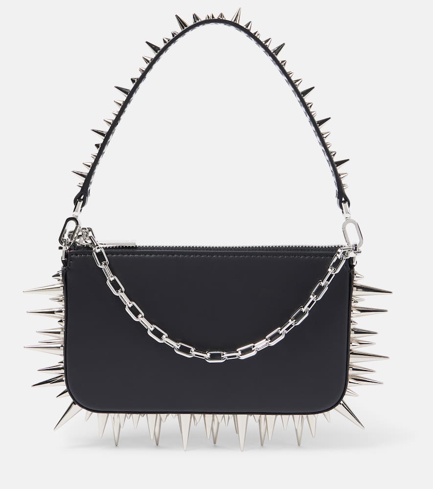 Christian Louboutin Loubila Mini spiked leather shoulder bag. Shop Christian Louboutin Top-Handle Bags for women now.