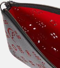 Christian Louboutin Loubila perforated leather clutch