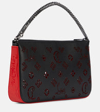 Christian Louboutin Loubila perforated leather clutch