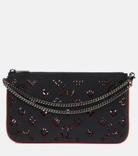 Christian Louboutin Loubila perforated leather clutch. Shop Christian Louboutin Shoulder Bags for women now.