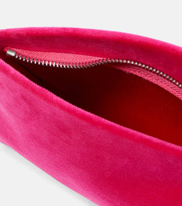Christian Louboutin Loubitwist Small cotton velvet clutch