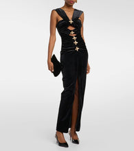 Christian Louboutin Loubitwist Small cotton velvet clutch