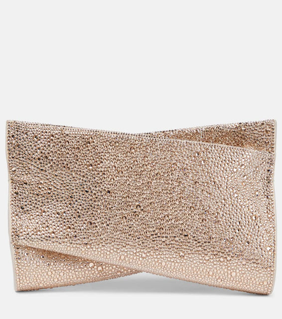Christian Louboutin Loubitwist Small embellished clutch. Shop Christian Louboutin Clutches for women now.