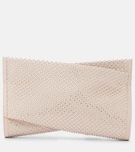 Christian Louboutin Loubitwist Small leather clutch with strap. Shop Christian Louboutin Clutches for women now.