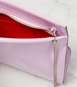 Christian Louboutin Loubitwist Small patent leather clutch