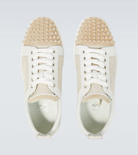Christian Louboutin Louis Junior Spikes canvas sneakers