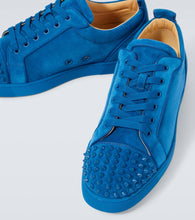 Christian Louboutin Louis Junior Spikes suede sneakers