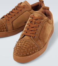 Christian Louboutin Louis Junior Spikes suede sneakers