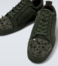 Christian Louboutin Louis Junior Spikes suede sneakers