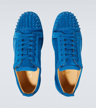 Christian Louboutin Louis Junior Spikes suede sneakers